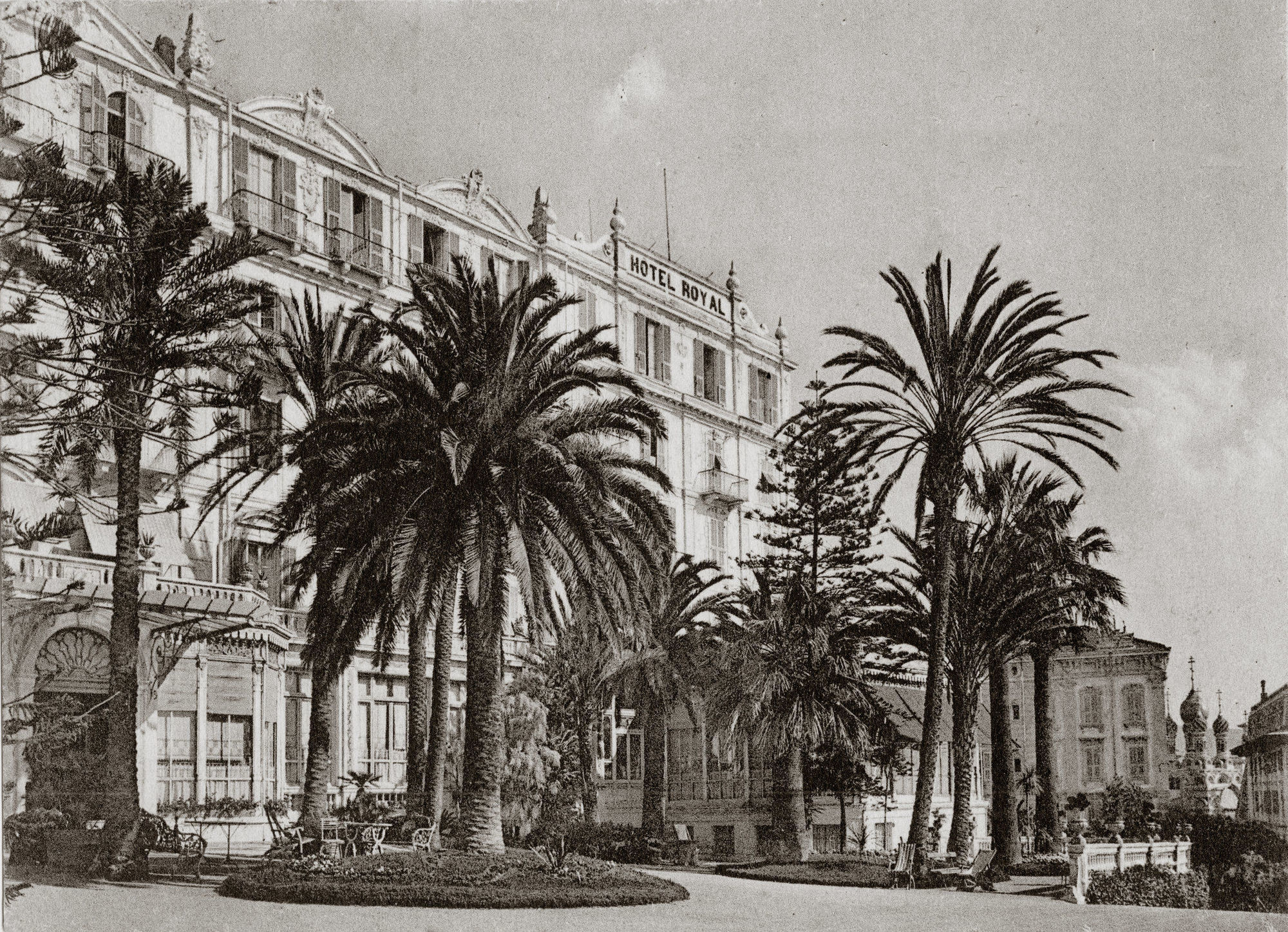 Royal Hotel Sanremo Bekvemmeligheder billede The hotel in 1930